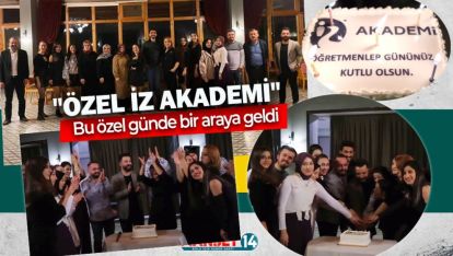 "ÖZEL İZ AKADEMİ" 24 KASIM ÖĞRETMENLER GÜNÜNÜ DOYASIYA KUTLADI