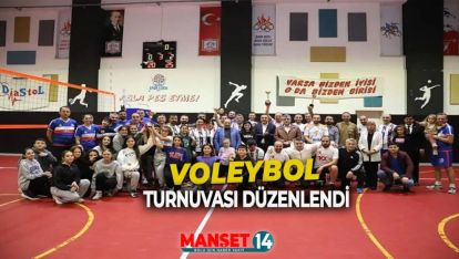 VOLEYBOL TURNUVASI DÜZENLENDİ