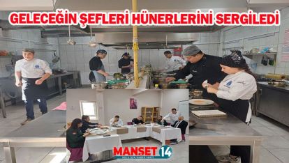 YENİÇAĞA'DA GENÇ ŞEFLER YEMEK YARIŞMASINDA HÜNERLERİNİ SERGİLEDİ