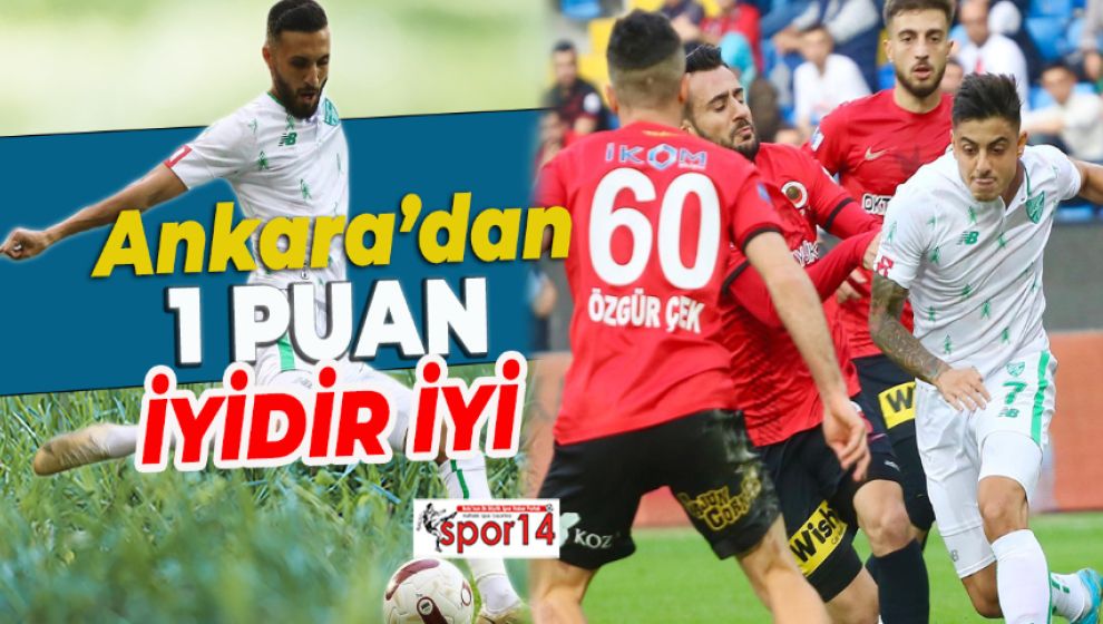 BAŞKENT'TE BİRLİK VE BERABERLİK (0-0)