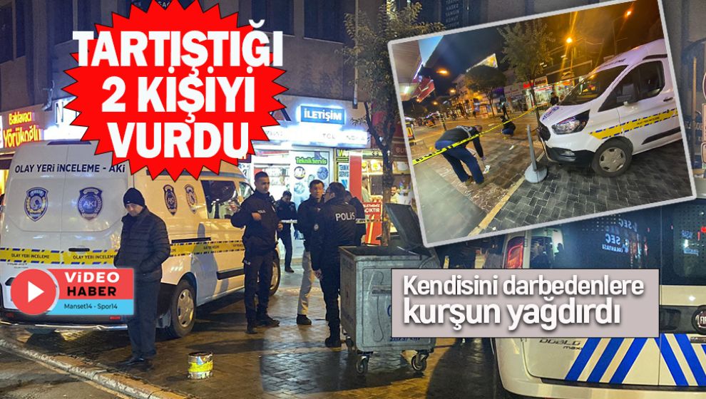 DÜZCE'DE SİLAHLAR KONUŞTU: TARTIŞTIĞI 2 KİŞİYİ VURDU