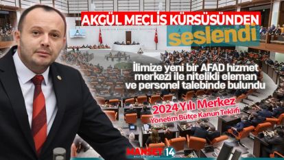 AKGÜL TBMM'DE MHP GRUBU ADINA KONUŞTU