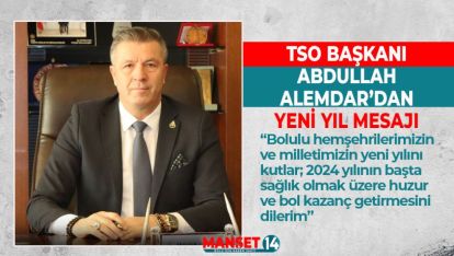 BAŞKAN ALEMDAR'DAN YENİ YIL MESAJI