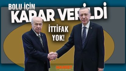 KARAR ÇIKTI. BOLU BELEDİYESİ İÇİN AYRI AYRI YARIŞACAKLAR