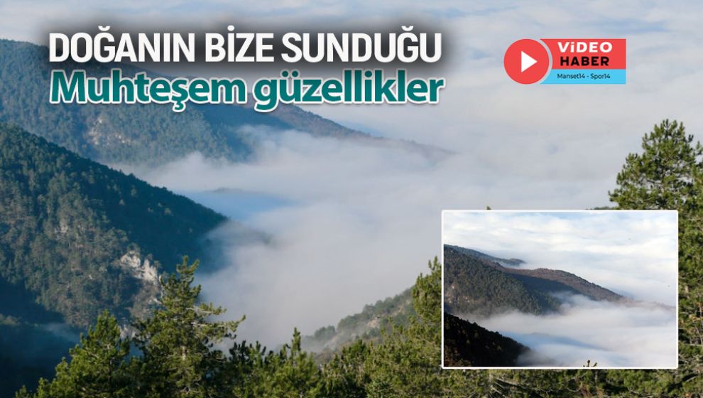 BOLU'DA SİS BÖYLE GÖRÜNTÜLENDİ