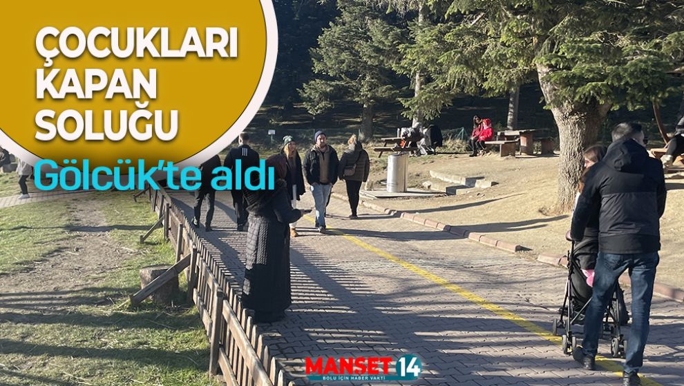 GÖLCÜK'TE GÜNEŞLİ HAVANIN BEREKETİ YAŞANDI