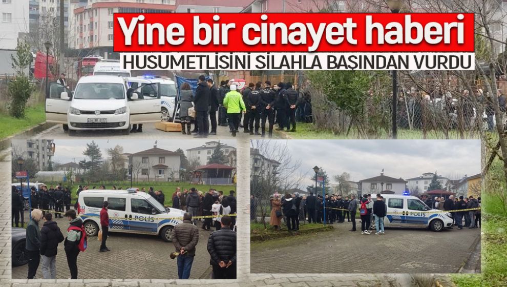 HUSUMETLİ OLDUĞU KİŞİYİ  ARACINDA SİLAHLA BAŞINDAN  VURDU