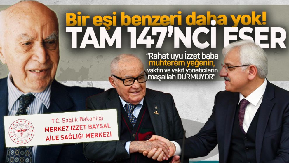 İZZET BAYSAL VAKFIMIZIN 147'İNCİ ESERİ İÇİN PROTOKOL İMZALANDI