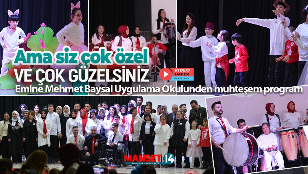 ÖZEL EĞİTİM UYGULAMA OKULUNDAN MUHTEŞEM PROGRAM