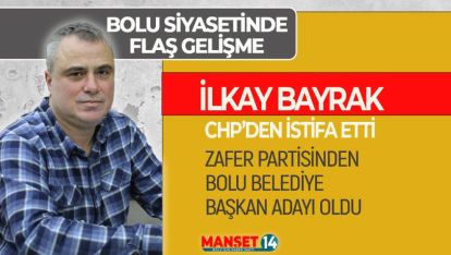 CHP'DEN İSTİFA EDEN BAYRAK ZAFER PARTİSİNDEN ADAY OLDU