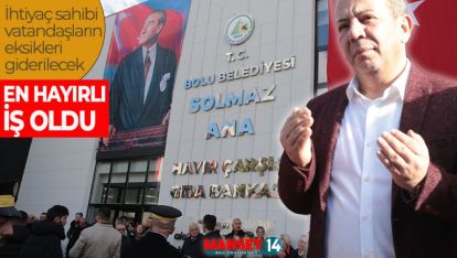 "HAYIR ÇARŞISI VE GIDA BANKASI" AÇILDI