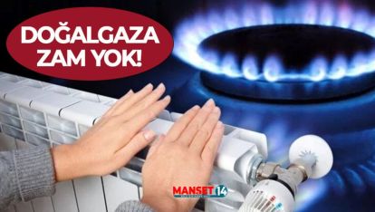 İYİ HABER VERİYORUZ. ŞUBAT'TA DOĞALGAZA ZAM YOK!