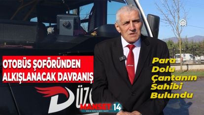 OTOBÜS ŞOFÖRÜNDEN ALKIŞLANACAK DAVRANIŞ