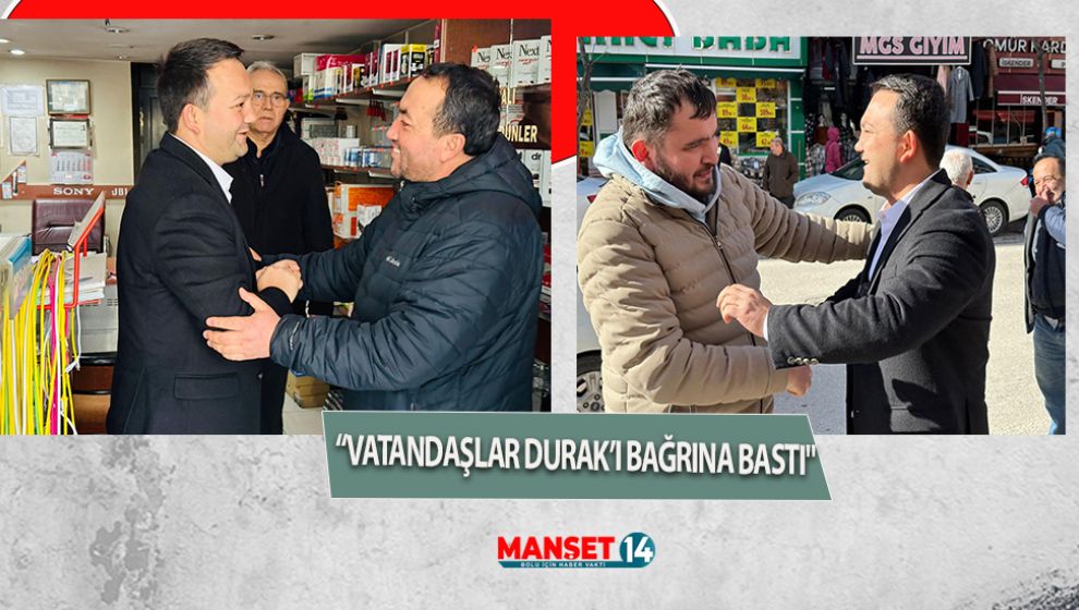 MHP BOLU BELEDİYE BAŞKAN ADAYI İLHAN DURAK'A BÜYÜK İLGİ