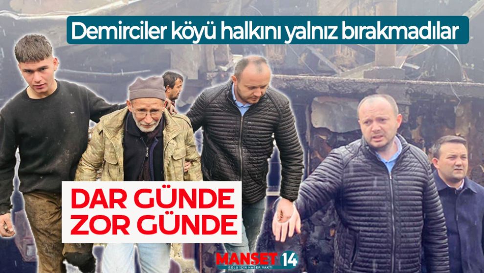 MHP'Lİ DURAK VE AKGÜL OLAY YERİNDE, VATANDAŞININ YANINDA