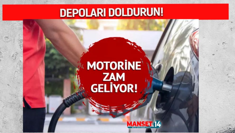 TOPLANIN! MOTORİNE ZAM HABERİMİZ VAR!