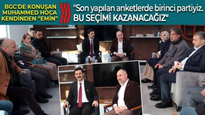 BGC'DE KONUŞAN MUHAMMED HOCA KENDİNDEN EMİN