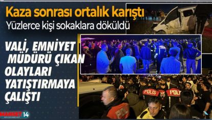 YÜZLERCE KİŞİ YOLDAN GEÇEN ARAÇLARA TAŞLI SOPALI SALDIRDILAR