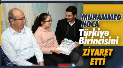 MUHAMMED HOCA TÜRKİYE BİRİNCİSİNİ EVİNDE ZİYARET ETTİ