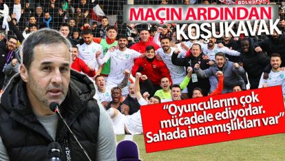 YALÇIN HOCA 2-1'LİK GALİBİYETİ DEĞERLENDİRDİ