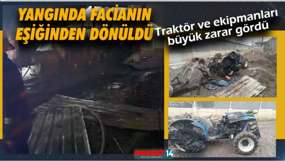 AZ KALSIN, ÇİFTLİK KOMPLE YANIYORDU