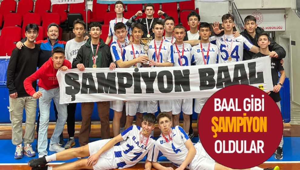 FUTSAL'DA ŞAMPİYON BOLU ATATÜRK ANADOLU LİSESİ