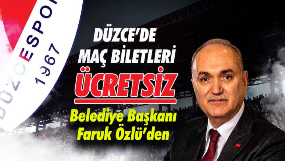 KOMŞUDA MAÇ BİLETLERİ BELEDİYE BAŞKANINDAN