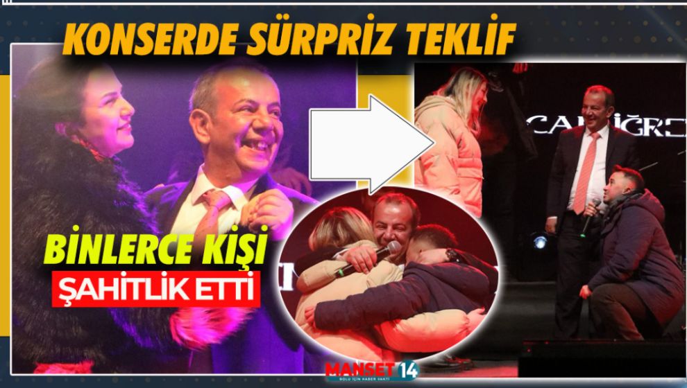 KONSERDE SÜRPRİZ EVLİLİK TEKLİFİ