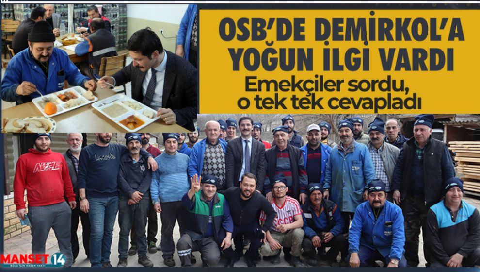 ORGANİZE SANAYİDE SAMİMİ SORULAR DOYURUCU CEVAPLAR