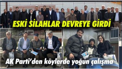 AK PARTİ İL GENEL MECLİSİ ADAYLARINDAN KÖYLERDE YOĞUN PROGRAM