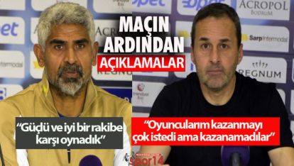 BODRUMSPOR BOLUSPOR MAÇININ ARDINDAN