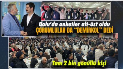 ÇORUMLULARDAN DEMİRKOL'A TAM DESTEK