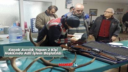 KIZIL GEYİK VE BOZAYI AVLAYAN 2 KİŞİYE ADLİ İŞLEM BAŞLATILDI