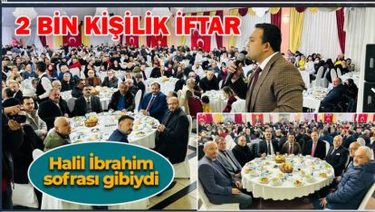 MHP'NİN İFTAR PROGRAMINDA SALON DOLDU TAŞTI