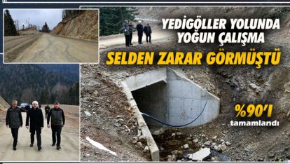 YEDİGÖLLER YOLU YAZA HAZIR OLACAK