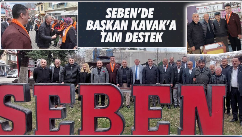 AK PARTİ'DEN SEBEN'DE GÖVDE GÖSTERİSİ