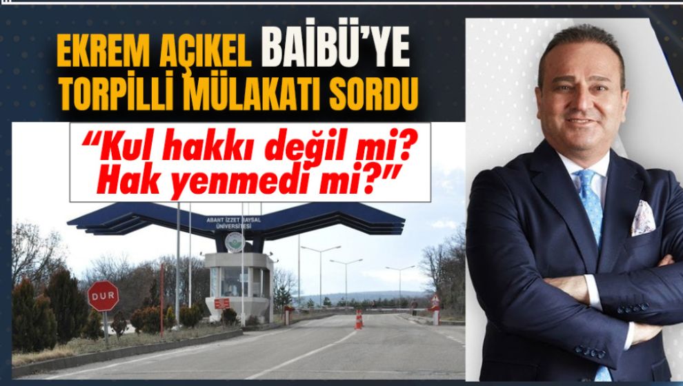 BAİBÜ İLE İLGİLİ İDDİALAR ULUSAL BASINDA