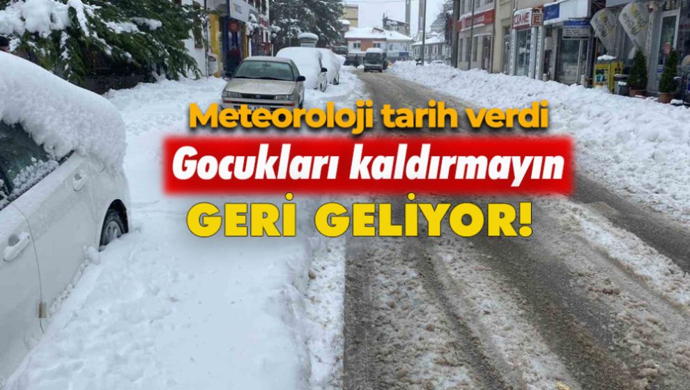 GÜNEŞE ALDANMAYIN, KAR GERİ GELİYOR. İŞTE O TARİH