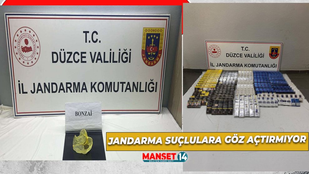 JANDARMA SUÇLULARA GÖZ AÇTIRMIYOR