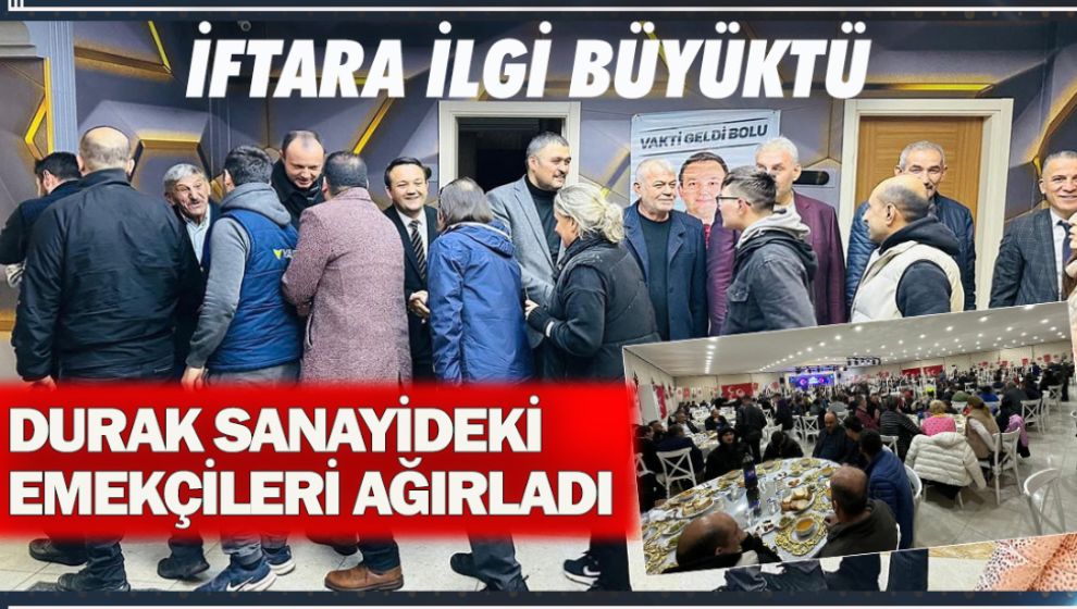 SANAYİ ESNAFINDAN MHP'NİN İFTARINA BÜYÜK İLGİ