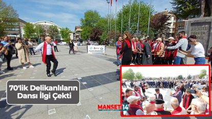 70'LİK DELİKANLILARIN DANSI İLGİ ÇEKTİ