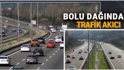 BOLU DAĞINDA TRAFİK AKICI (13 NİSAN 2024)