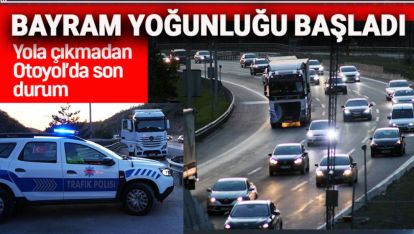 BOLU'DA BAYRAM TRAFİĞİ BAŞLADI