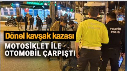 BOLU'DA DÖNEL KAVŞAK KAZASI: 1 KİŞİ YARALANDI