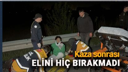 TİCARİ İLE MOTOSİKLET ÇARPIŞTI: 1 KİŞİ YARALANDI