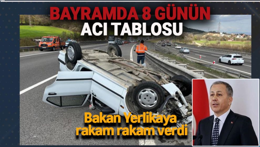 BAKAN YERLİKAYA 8 GÜNLÜK TABLOYU AÇIKLADI