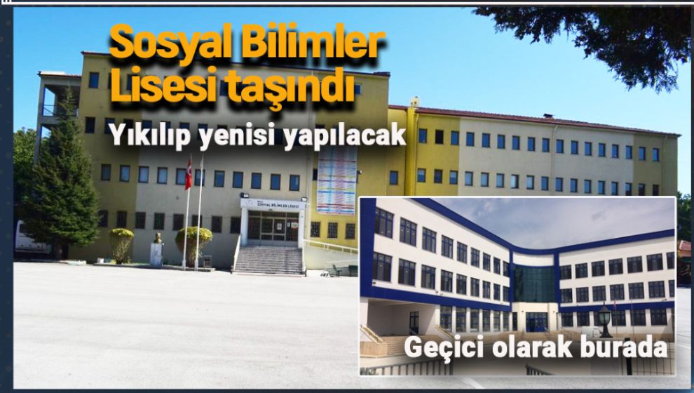 SOSYAL BİLİMLER LİSESİ YIKILIYOR