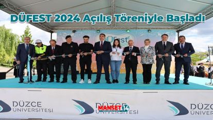 DÜFEST 2024 AÇILIŞ TÖRENİYLE BAŞLADI