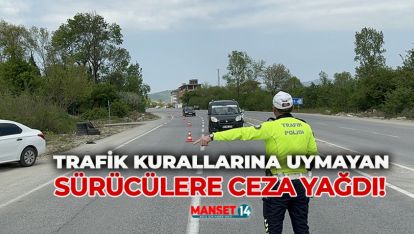 HIZ SINIRINA UYMAYAN SÜRÜCÜLERE CEZA