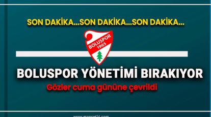 OLACAĞI BUYDU! YÖNETİM BIRAKIYOR...